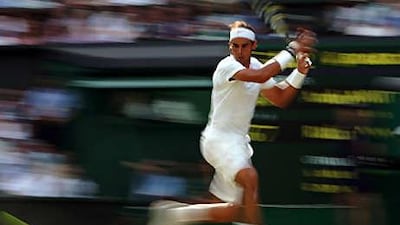 Rafael Nadal, seeded No 2, defeated Andy Murray in straight sets to advance to the men's final.