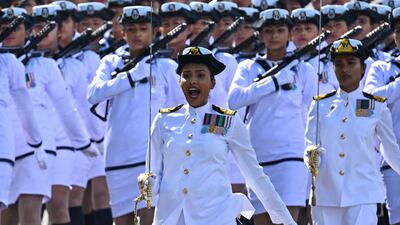Sri Lanka Navy sailors. AFP