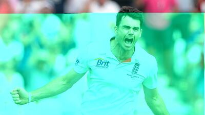 England's James Anderson celebrates after claiming the wicket of Australia's Ashton Agar during the fifth day of the first Ashes cricket test match between England and Australia at Trent Bridge in Nottingham, central England, on July 14, 2013. AFP PHOTO/ANDREW YATES == RESTRICTED TO EDITORIAL USE. NO ASSOCIATION WITH DIRECT COMPETITOR OF SPONSOR, PARTNER, OR SUPPLIER OF THE ECB == *** Local Caption *** 548351-01-08.jpg