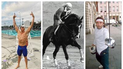 Australian singer Cody Simpson, Britain's Princess Anne, and Iron Maiden frontman, Bruce Dickinson have all achieved high rankings and distinctions in their chosen sports of swimming, eventing and fencing. Instagram, Twitter, Shutterstock