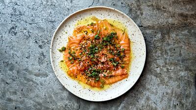 A dish from 3 Fils, an Emirati-led modern Asian restaurant that is listed in the UAE section of ‘Truth, Love & Clean Cutlery.' Courtesy 3 Fils