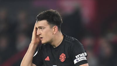 Harry Maguire of Manchester United. Getty
