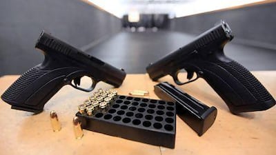 Caracal International produces a wide range of firearms from pistols up to sniper rifles at the Tawazun Industrial Park. Ravindranath K / The National