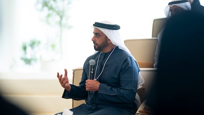 Sheikh Saif bin Zayed, Deputy Prime Minister and Minister of Interior, speaks during the National Family Growth Agenda 2031 session