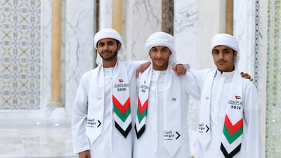 From Left, Omar Al Hasawi from Umm Al Quwain, Dean Al Mesafri, and Eissa Saeed from Ras Al Khaimah.