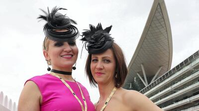 Ana and Monica pose for the camera. Pawan Singh / The National