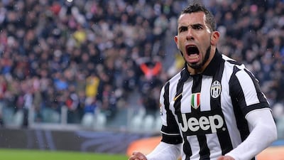 Carlos Tevez's strike would be all Juventus would need to defeat Genoa at Juventus Stadium in Turin, Italy, on March 22, 2015. Alessandro Di Marco / EPA