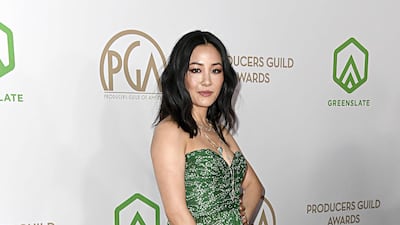 Constance Wu in Etro at the 31st Annual Producers Guild Awards at the Hollywood Palladium on January 18, 2020 in Los Angeles, California. Getty