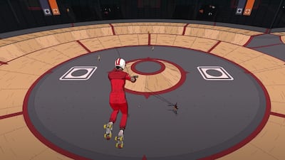 'Rollerdrome', a skater-shooter mash-up game. Photo: Roll7