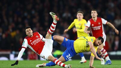 Gabriel Martinelli (For Odegaard 73’): N/R - The Brazilian made a short appearance from the bench and looked lively on the ball. He looked to take on the opponents, drawing a foul from Wright. Reuters