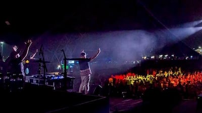 The Recipe opened for Macklemore & Ryan Lewis at Abu Dhabi's du Arena last year. Courtesy The Recipe