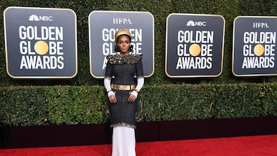 Singer-songwriter Janelle Monae arrives on the red carpet. AFP