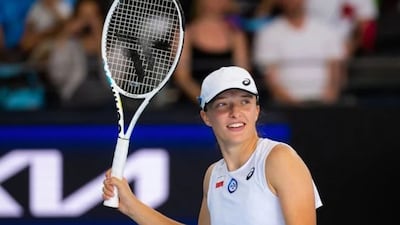 WTA world No 1 Iga Swiatek welcomed 2023, saying: "Hopefully you will be there with me. Happy New Year!" @iga.swiatek / Instagram