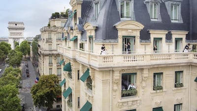 The staff at work at The Peninsula Paris hotel. Courtesy The Peninsula Hotels