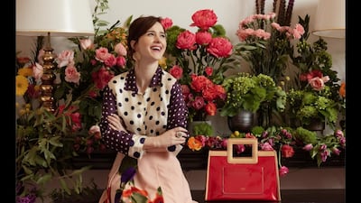 The collection channels Kate Spade's favoured motifs, such as polka dots and florals