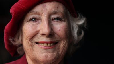 Forces' sweetheart Dame Vera Lynn poses for photographs in central London on October 22, 2009. AFP