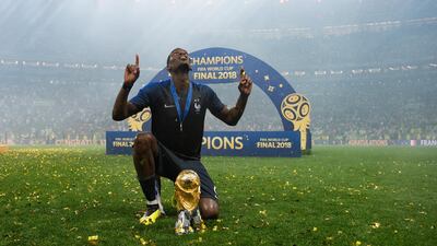 Paul Pogba is a World Cup winner with France, his challenge is now to find that form for Manchester United. Getty Images
