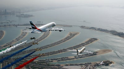 UAE carriers join hands to celebrate the UAE’s 47th National Day and the Year of Zayed. Emirates