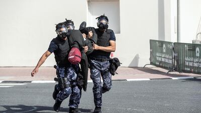 The UAE team. Antonie Roberson / The National