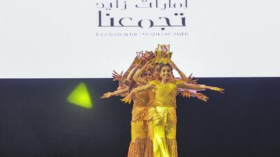 Dancers showcase different dances from South Asian cultures and communities.