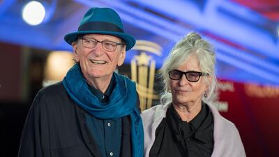 Fred Schepisi and his wife Mary Schepisi attend the tribute to US actor and director Robert Redford during the 18th annual Marrakech International Film Festival. EPA