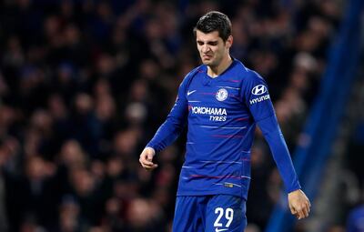 Alvaro Morata has cut an unhappy figure for Chelsea . Alastair Grant / AP Photo