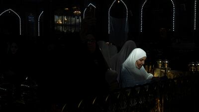 Shiite Muslim worshippers gather at the holy shrine of Imam Hussein in Karbala, Iraq. AP Photo
