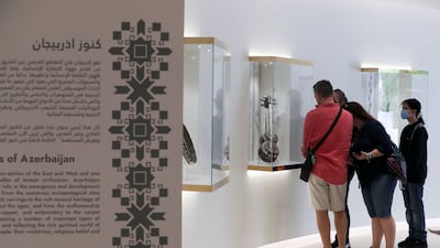 Azerbaijan's pavilion is located in the Sustainability District. Khushnum Bhandari / The National