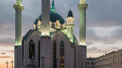 The Kul Sharif Mosque in Kazan, Tatarstan, Russia