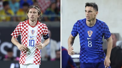 Croatia's home and away kits. Getty Images