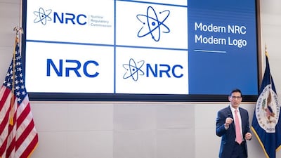 Ho K Nieh, chairman of the Nuclear Regulatory Commission, recently unveiled the regulator’s new logo. NRC