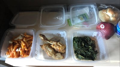 Mr Collingwood said the food is bland and he gets three bottle of water each day.