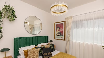 The master bedroom
