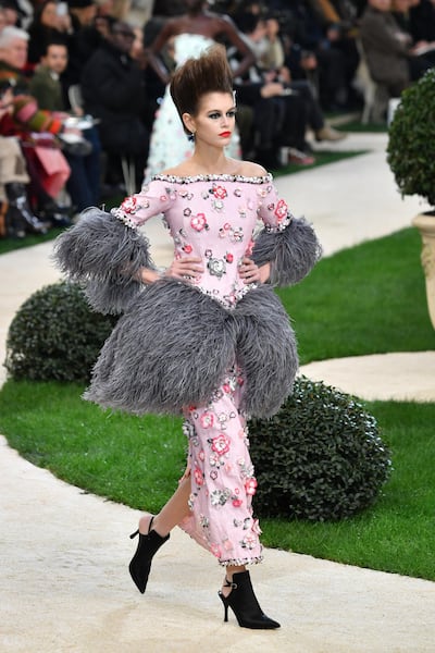 A look from Chanel's spring/summer 2019 couture show. Getty