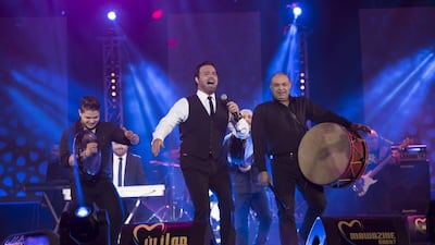 Assi El Helani performs at the 2016 Mawazine Festival in Morocco. Photo by Wahid Tajani