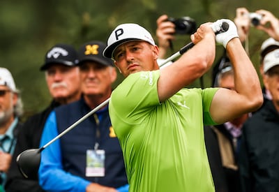 Bryson DeChambeau is defying doctors' advice by competing at The Masters. EPA