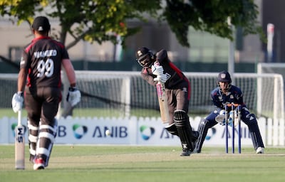 UAE cricket team are awaiting news on whether the Cricket World Cup League Two series in Florida will go ahead. Pawan Singh / The National