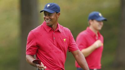 Tiger Woods is one player who approves the daily draft-board process of the Presidents Cup when compared to the Ryder Cup. Andy Lyons / AFP