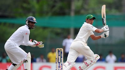 Younis Khan, batting in his 100th match, was 23 overnight. Lakruwan Wanniarachchi / AFP / June 27, 2015