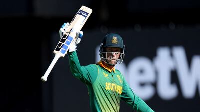 South Africa's Rassie van der Dussen acknowledges the crowd. Reuters