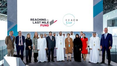 Participants and speakers of Reaching the Last Mile Fund. Victor Besa / The National