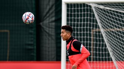 Roberto Firmino at training. Getty