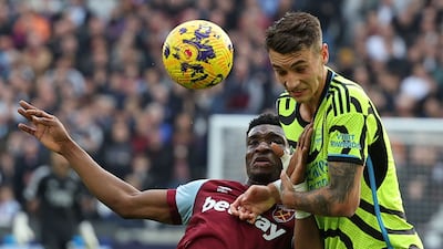 Nothing performance from Ghanian who was invisible man for most of match but did pick up booking for stupid foul on Martinelli in second half. Had shot saved by keeper in last 10 minutes. AFP