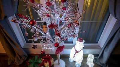 Each child gets his own tree to decorate