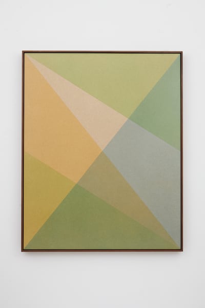 Rana Begum’s Taking Form at The Third Line continues her exploration of colour, geometry and the way materials alter our perception of form. Photo: The Third Line