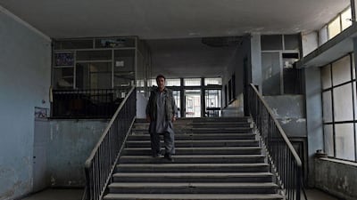 Mohammad Karim Aryobwal, 60, owner of the abandoned Aryob Cinema.