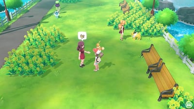 A still from Pokemon: Let’s Go, Eevee!