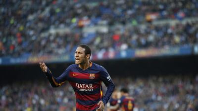 Neymar is the leading goal-scorer in the Primera Liga this season with 11. Manu Fernandez / AP Photo