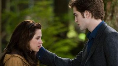 Kristen Stewart as Bella Swan and Robert Pattinson as Edward Cullen in The Twilight Saga: New Moon. The characters' names have proved popular choices with parents deciding what to call their new babies .