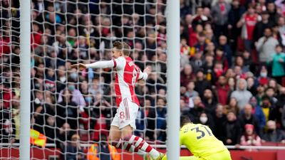 Arsenal's Martin Odegaard, £48.9m. AP